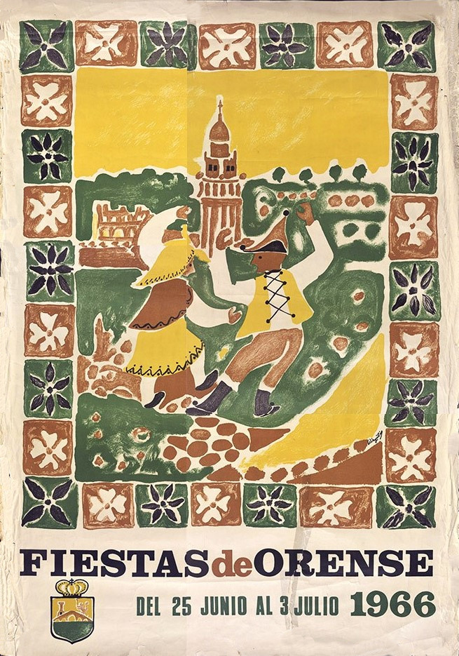 1966-cartel-festas_ourense-VirxilioFdezCanedo