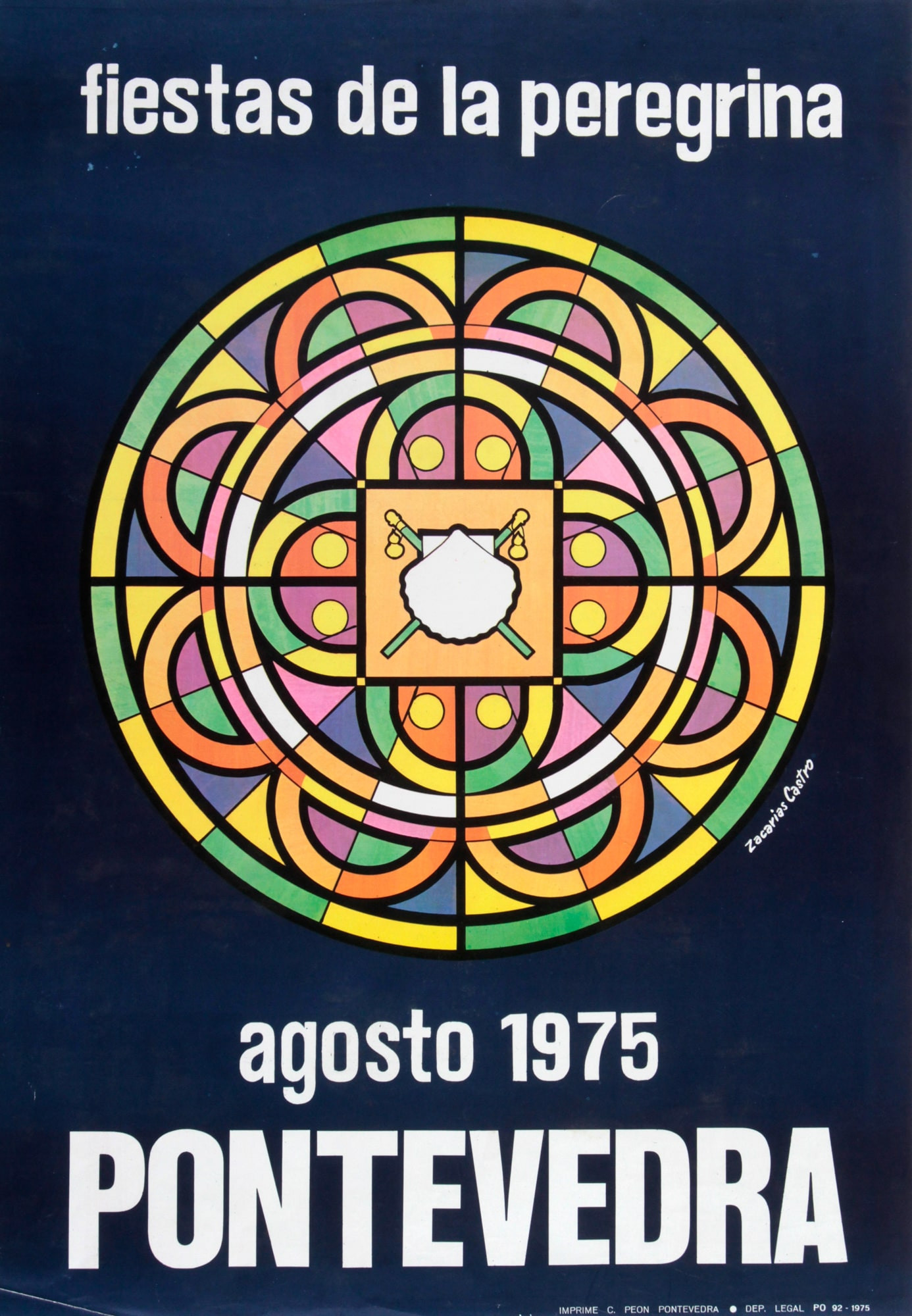 1975-Cartel_festas_Peregrina-Zacarias_Castro