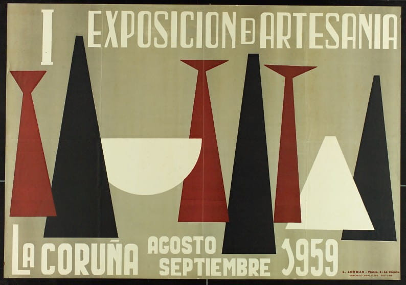 1959-cartel-ExposicionArtesaniaCoruna